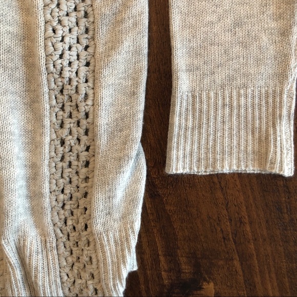 Sundance | Light Gray Open Front Knit Cardigan - Picture 8 of 9